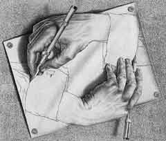 Le mani - Escher