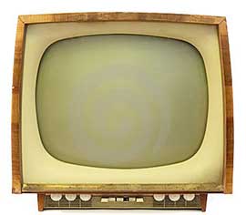 Vecchio televisore