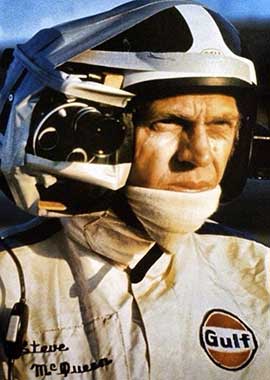 Steve McQueen - durante le riprese di "Le Mans"